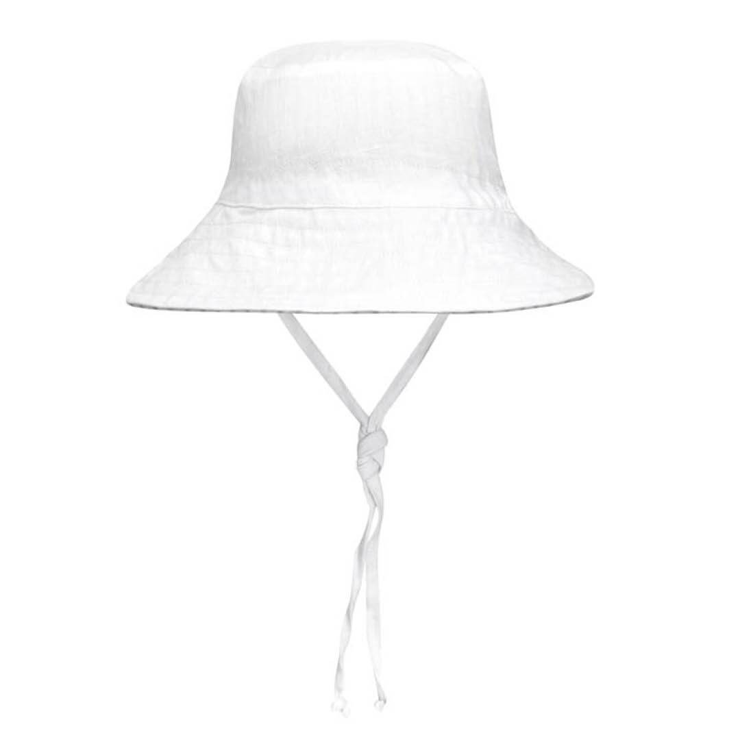 Bedhead Kids Reversible Sun Hat - Finley / Blanc - Be Bliss Baby