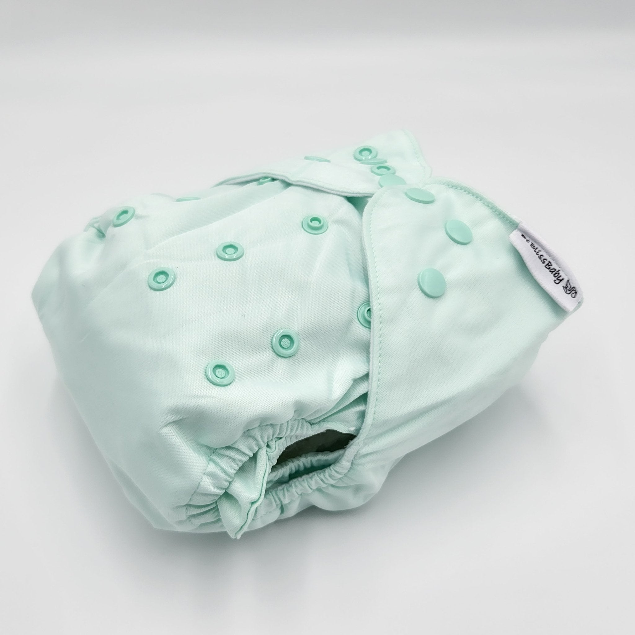 Reusable Modern Cloth Nappy 2.0 - Mint - Be Bliss Baby