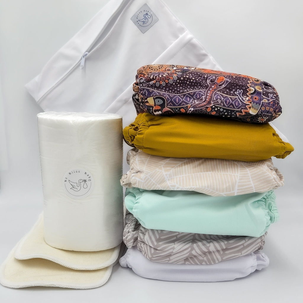 Reusable Modern Cloth Nappy 24 Pack - 'The Ultimate' - Be Bliss Baby