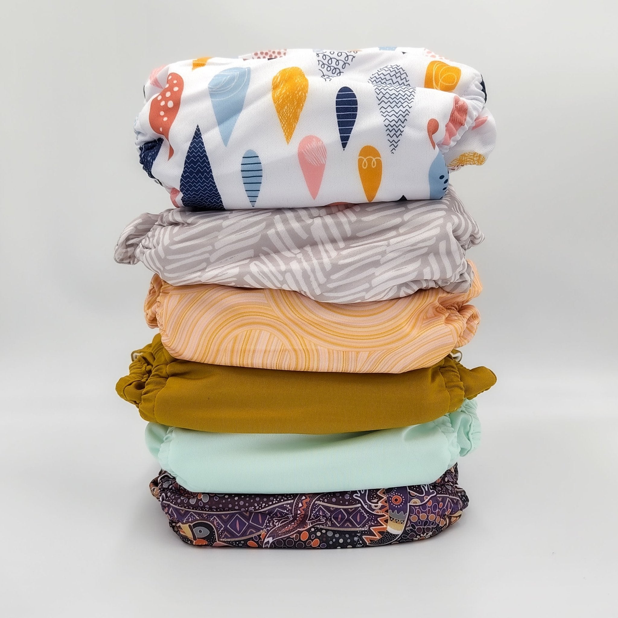 Reusable Modern Cloth Nappy 6 Pack - 'The Starter' - Be Bliss Baby