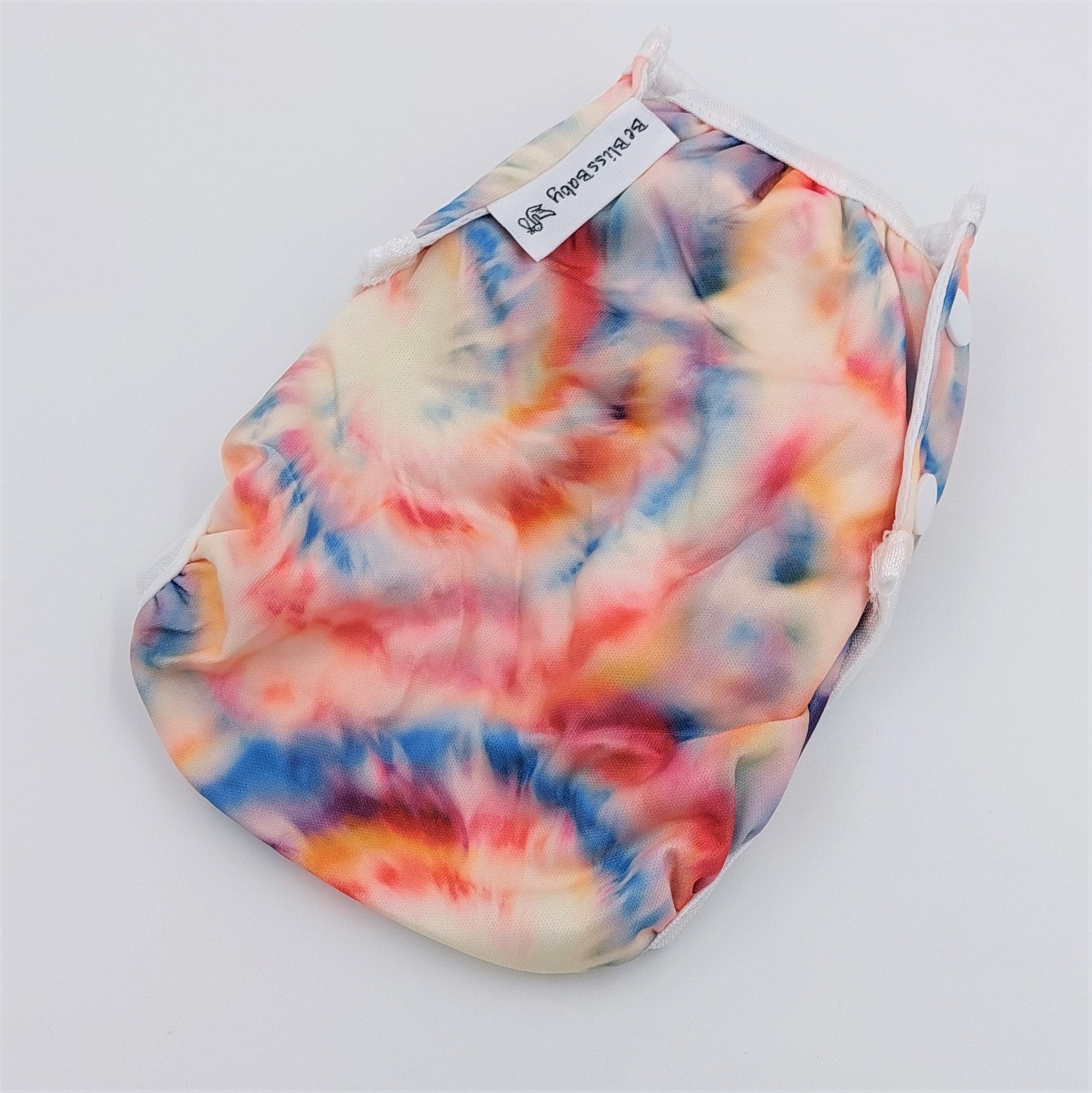 Reusable Swim Nappy - Psychedelic Swirl - Be Bliss Baby