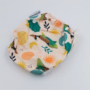 Reusable Swim Nappy - Spirit Whales - Be Bliss Baby